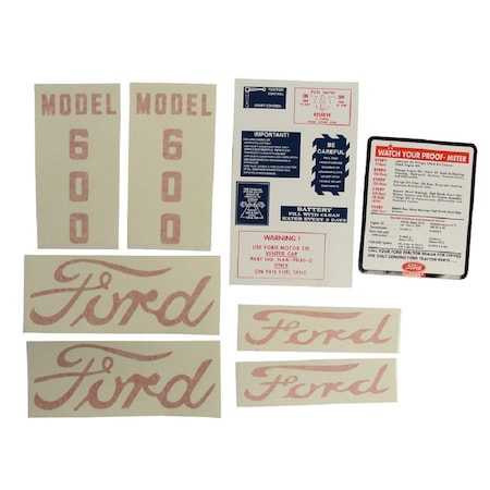 Aftermarket S.66695 Decal Kit, 600, 5557 S66695